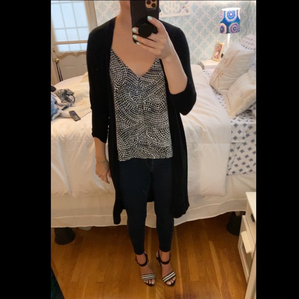 NWOT H&M White & Black Dot Print Tank - Picture 4 of 5